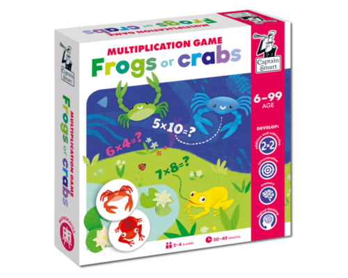 Frogs or Crabs? Multiplication Game. Captain Smart