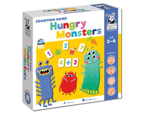 Hungry Monsters. Counting Game. Captain Smart