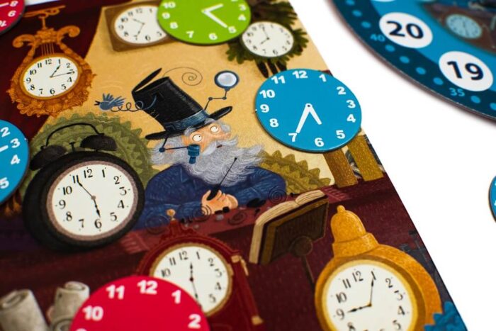 Clock. Educational Game. Captain Smart - game for kids