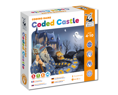 Coded Castle. Coding game. Captain Smart