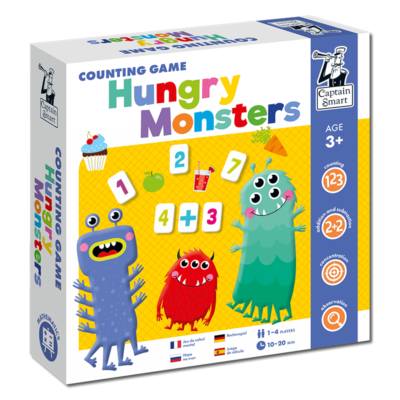 Hungry Monsters. Counting Game. Captain Smart | Learn how to add and subtract with the help of some nice, but hungry, monsters!