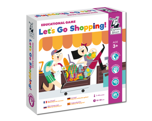 Let's Go Shopping! Educational game. Captain Smart
