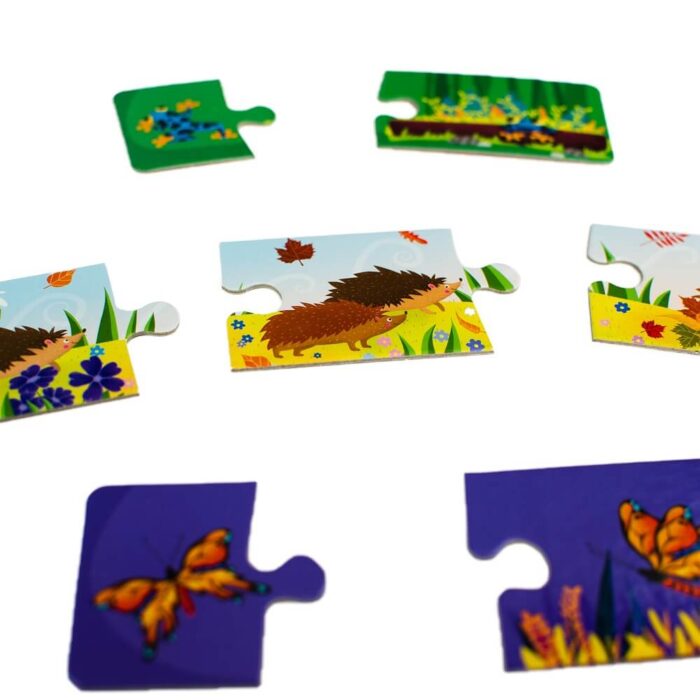 My First Jigsaw Puzzle Jungles and Meadows. Captain Smart - game for kids