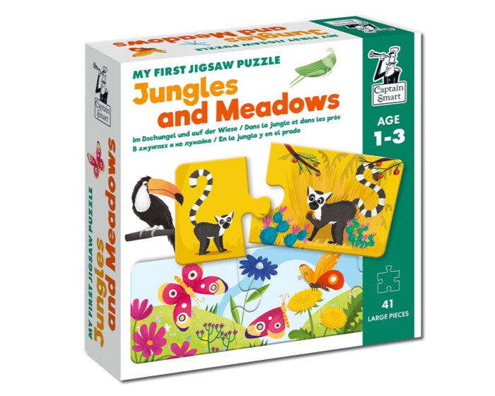 My First Jigsaw Puzzle Jungles and Meadows. Captain Smart