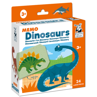 Dinosaurs Memo. Captain Smart | A classic game, new shapes, colourful pictures!